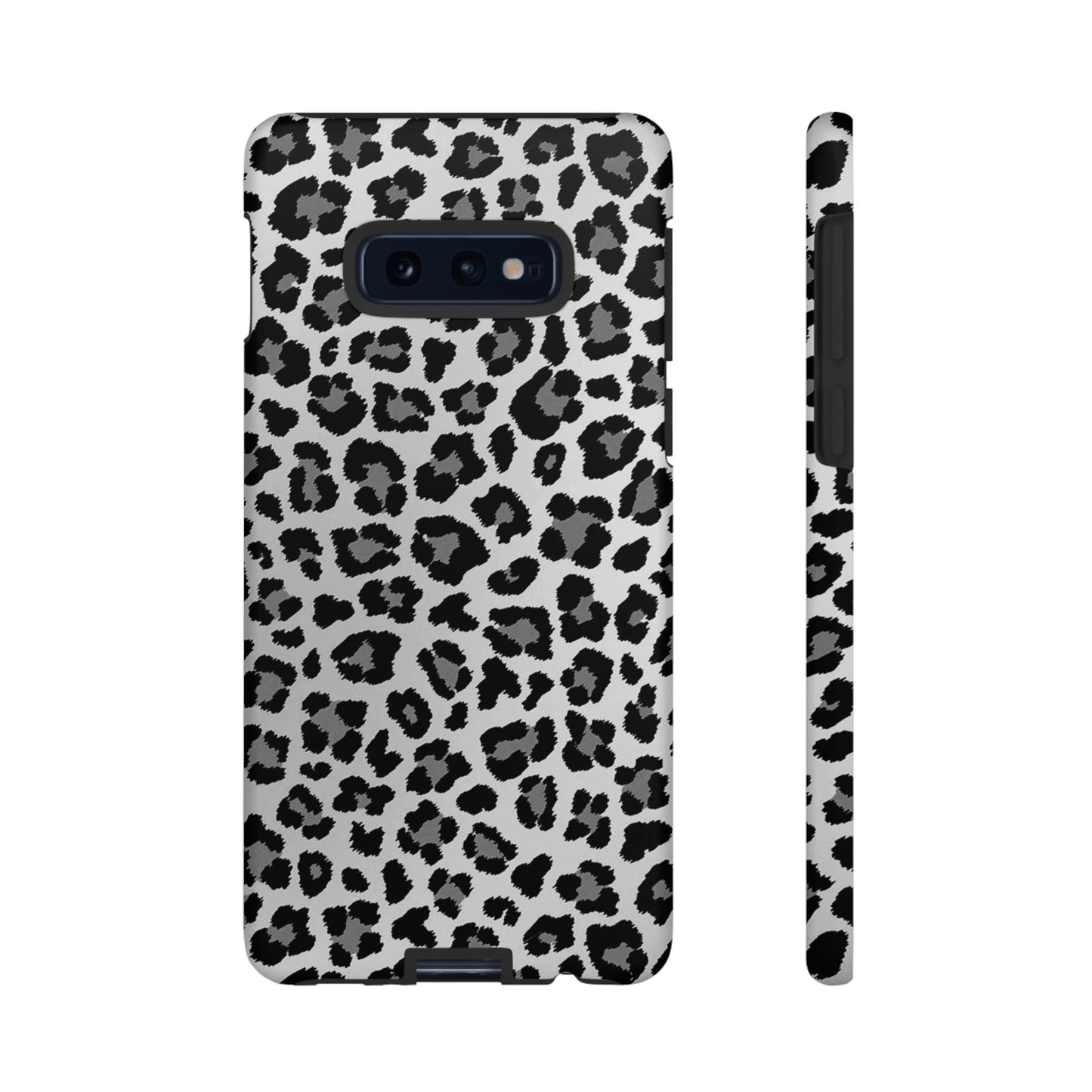 Black and Grey Cheetah Print Phone Case