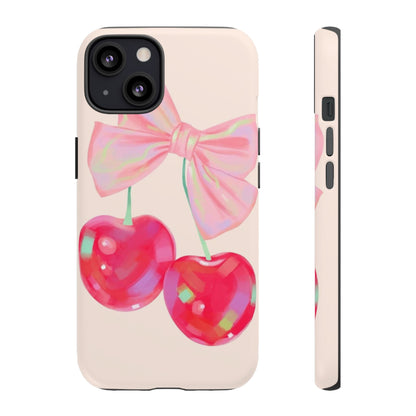 Cherry Bow Pink Phone Case