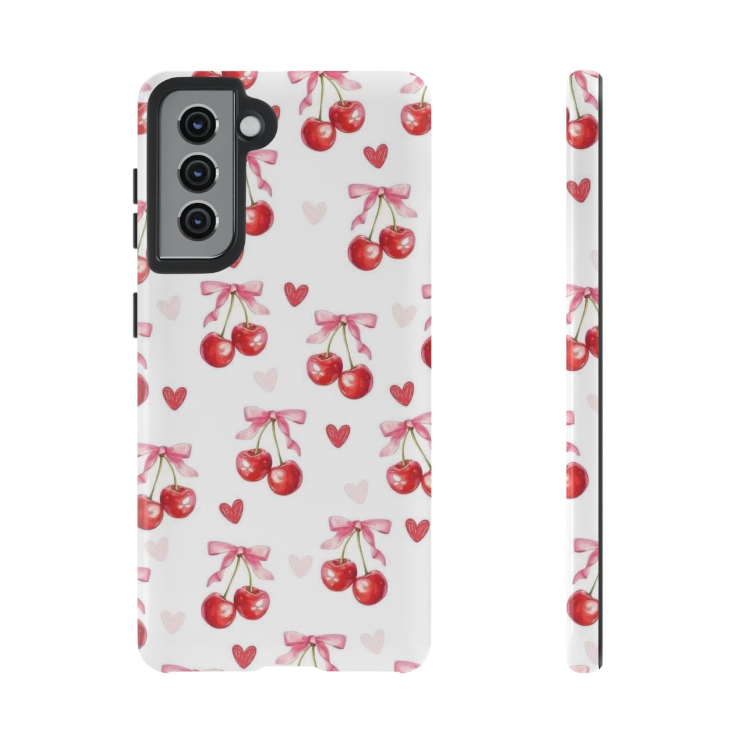 Cherry Coquette Cute Durable Tough Phone Case