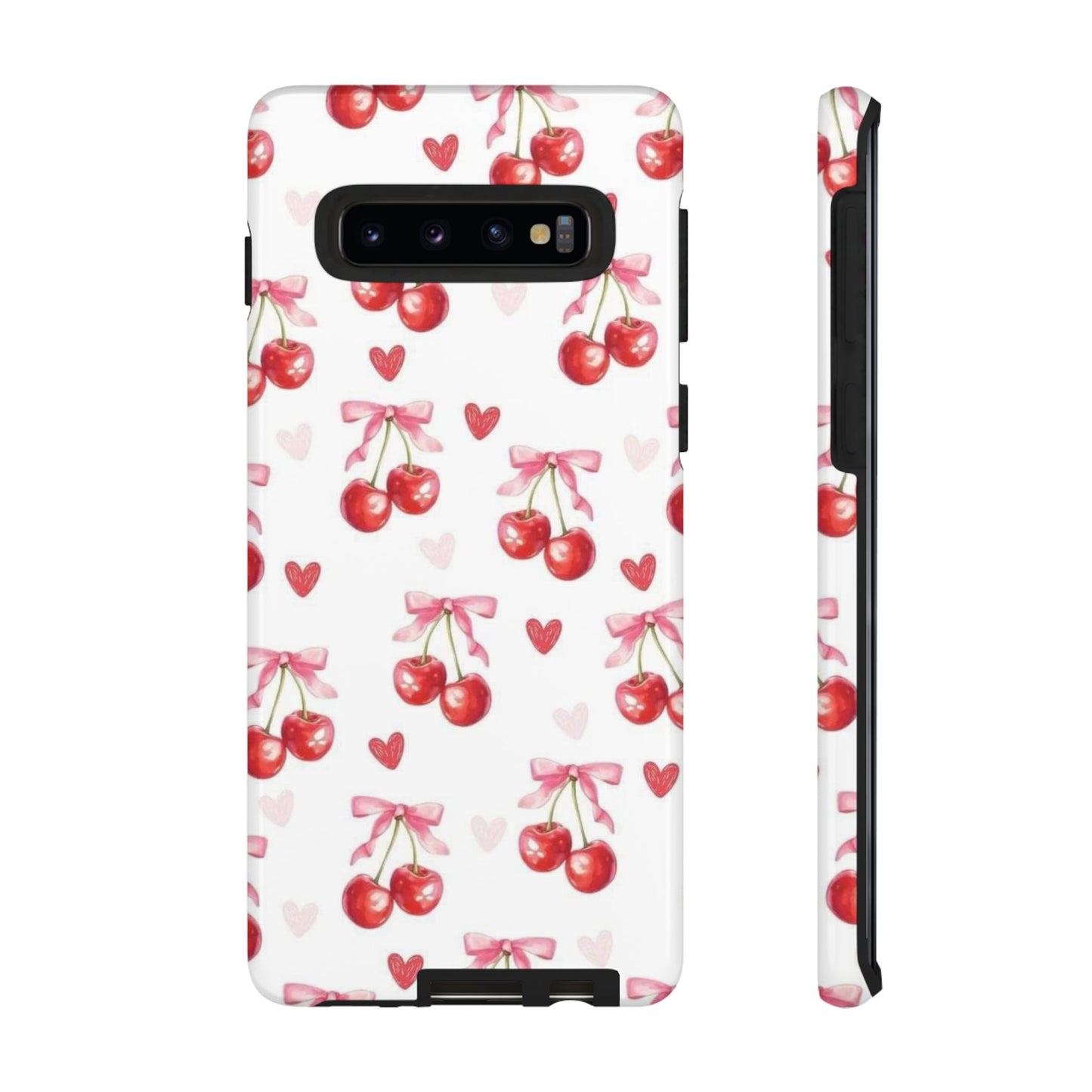 Cherry Coquette Cute Durable Tough Phone Case