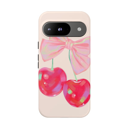 Cherry Bow Pink Phone Case