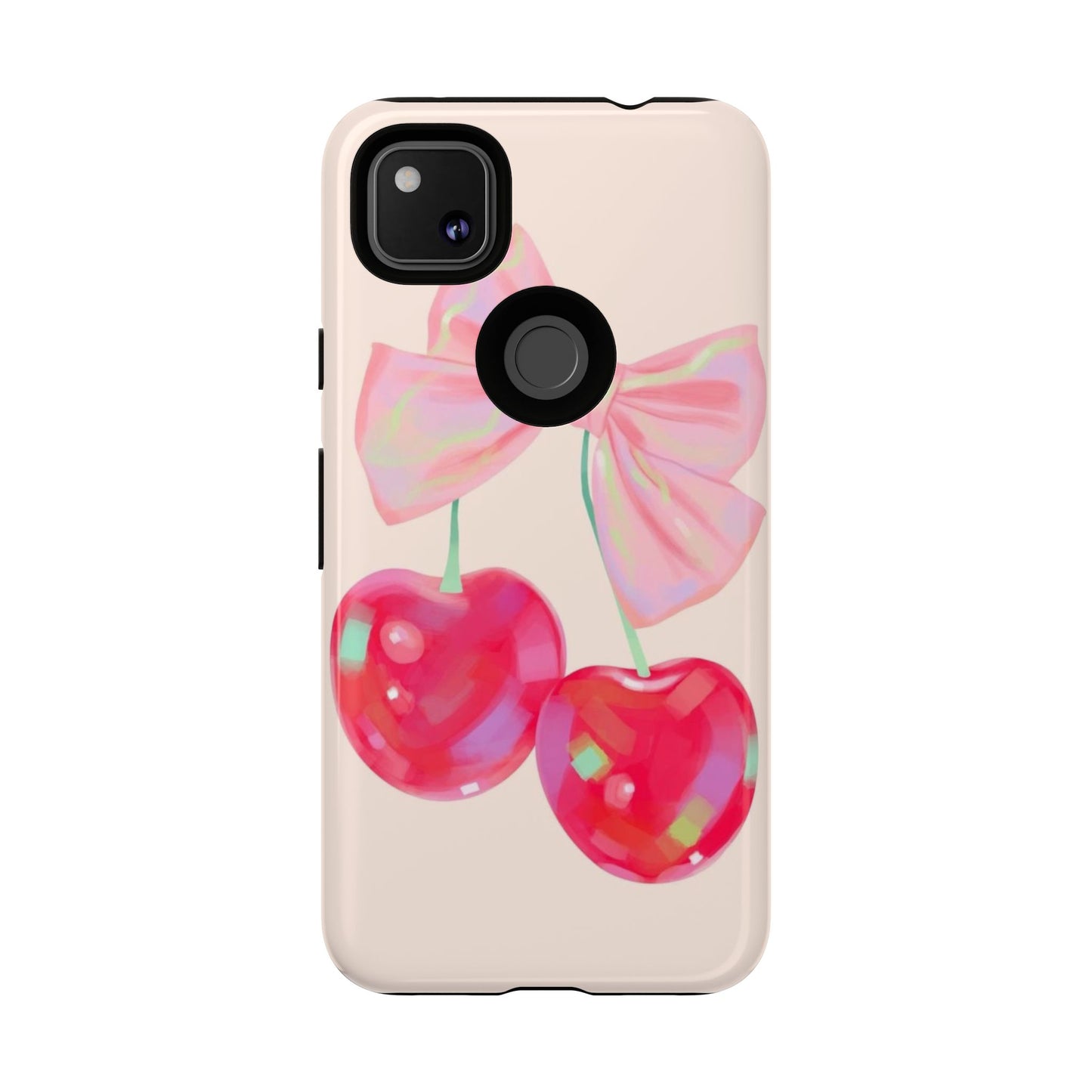 Cherry Bow Pink Phone Case
