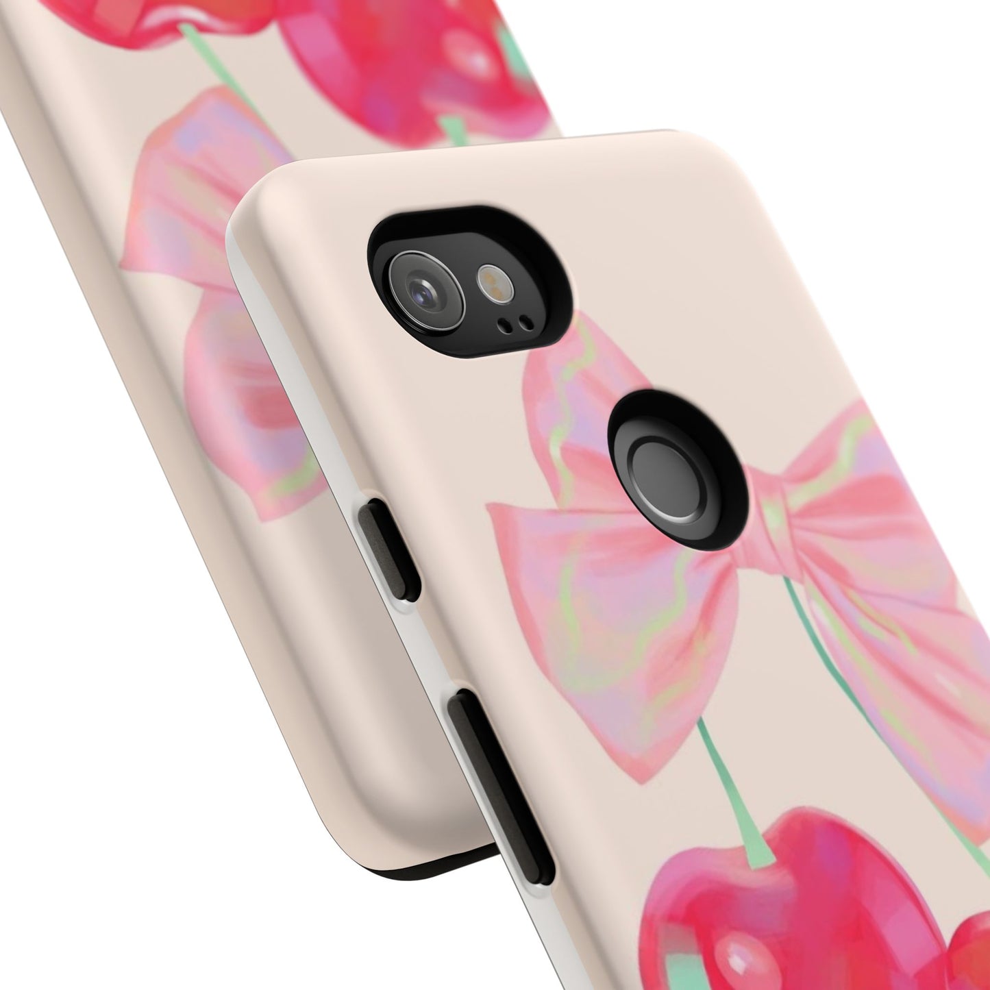 Cherry Bow Pink Phone Case