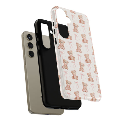 Coquette Teddy Bear Phone Case