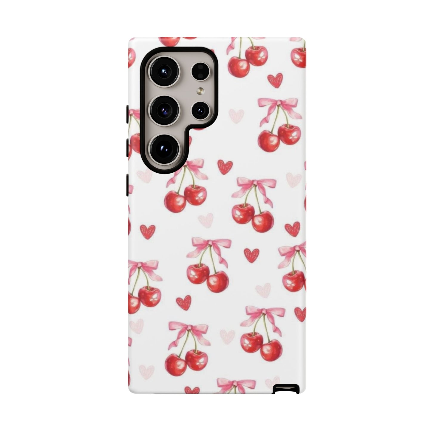 Cherry Coquette Cute Durable Tough Phone Case