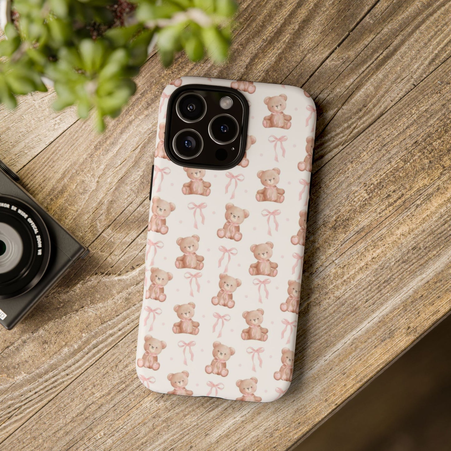 Coquette Teddy Bear Phone Case
