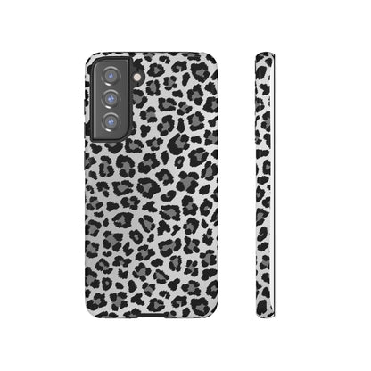 Black and Grey Cheetah Print Phone Case
