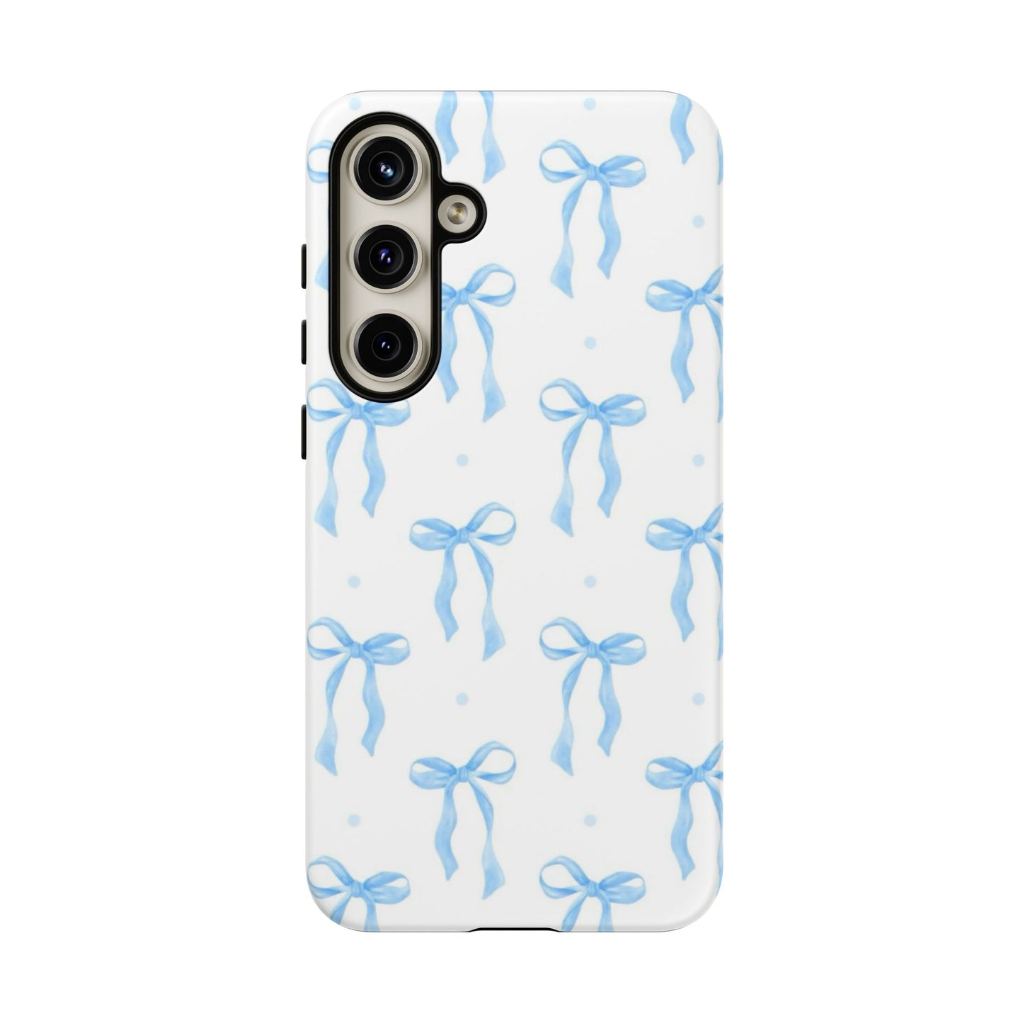 Blue Coquette Bow Phone Case