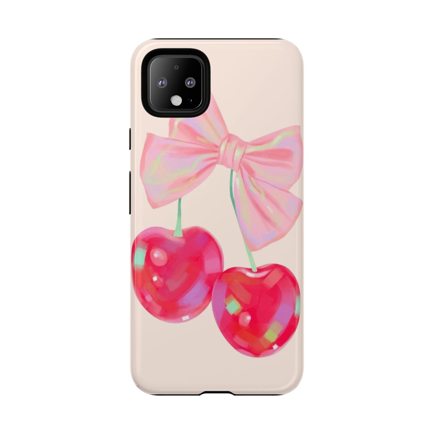 Cherry Bow Pink Phone Case