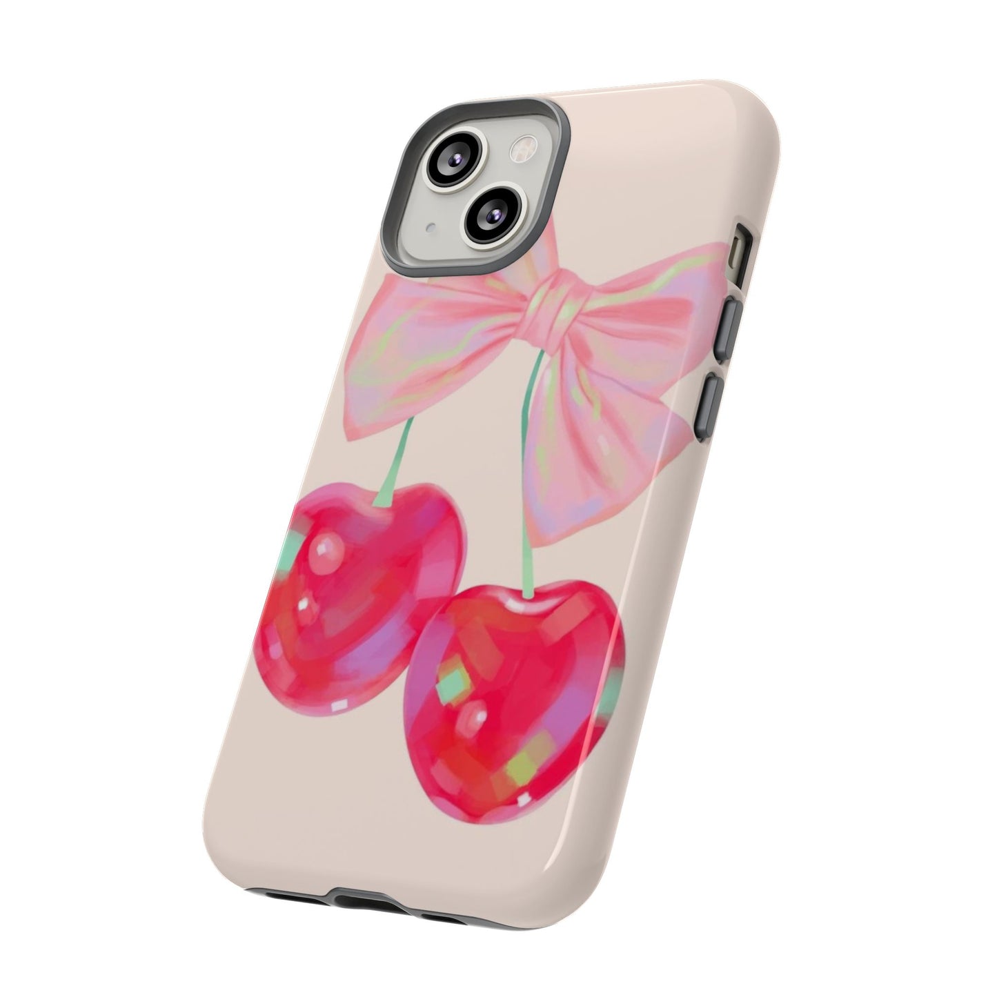 Cherry Bow Pink Phone Case