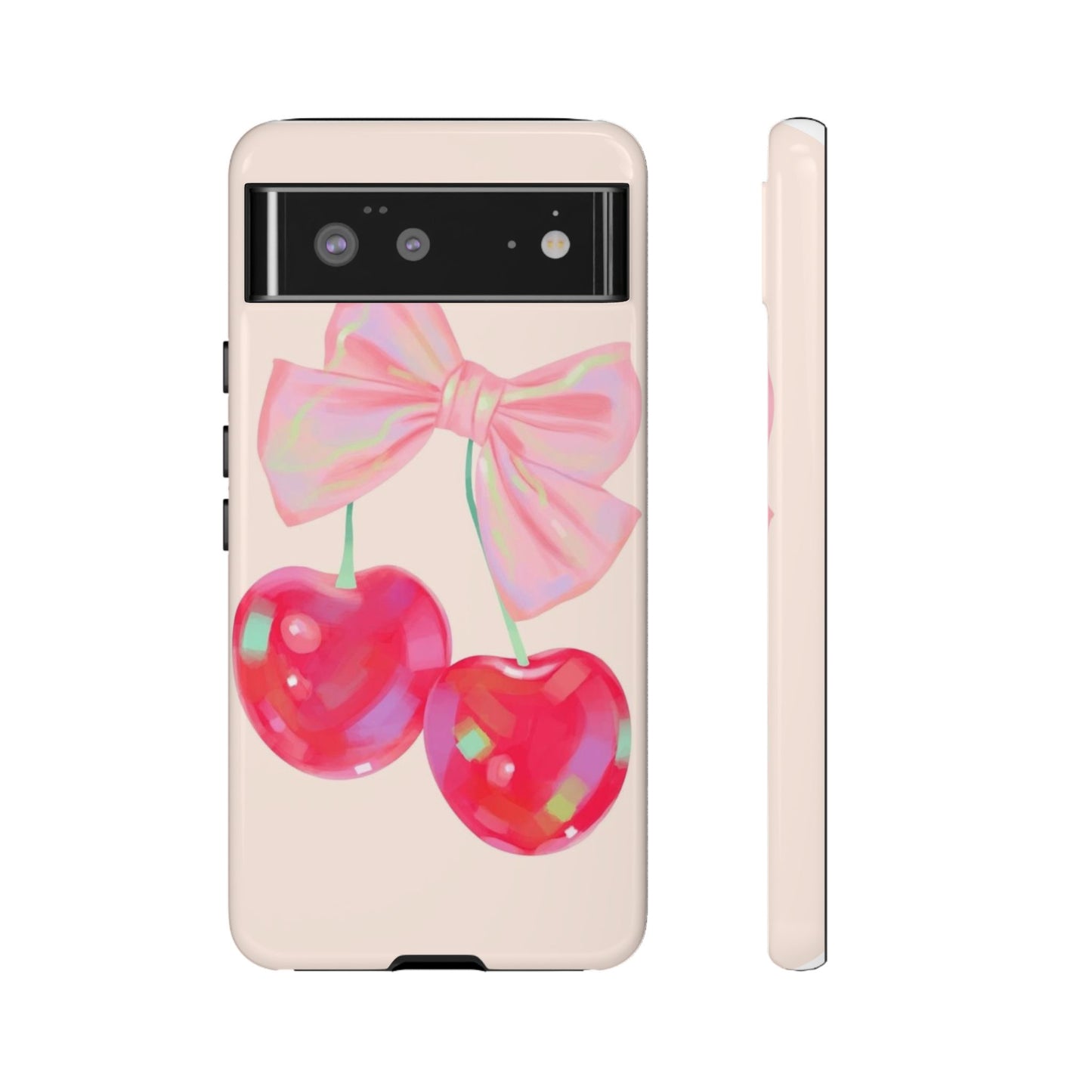 Cherry Bow Pink Phone Case