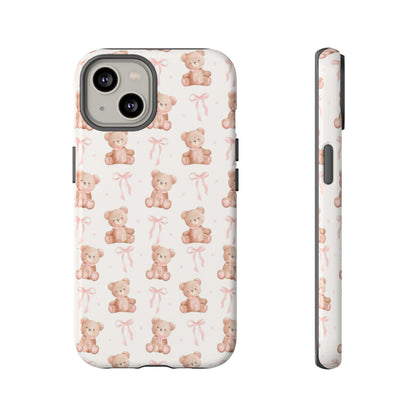 Coquette Teddy Bear Phone Case
