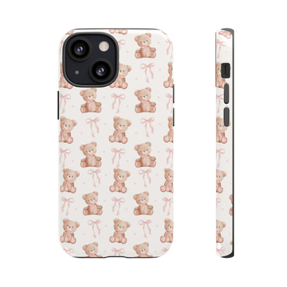 Coquette Teddy Bear Phone Case
