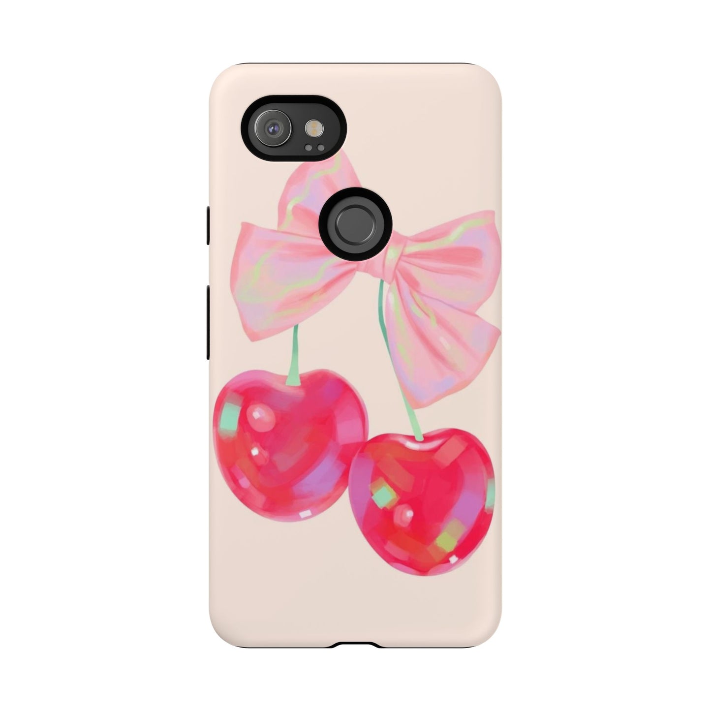 Cherry Bow Pink Phone Case