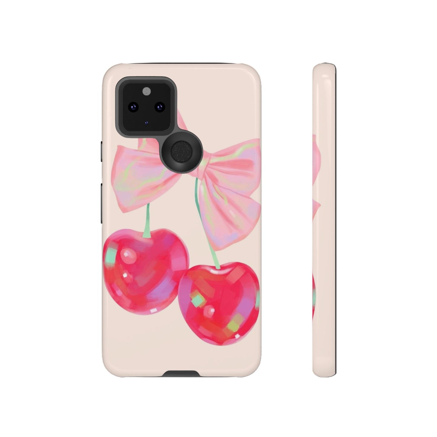 Cherry Bow Pink Phone Case