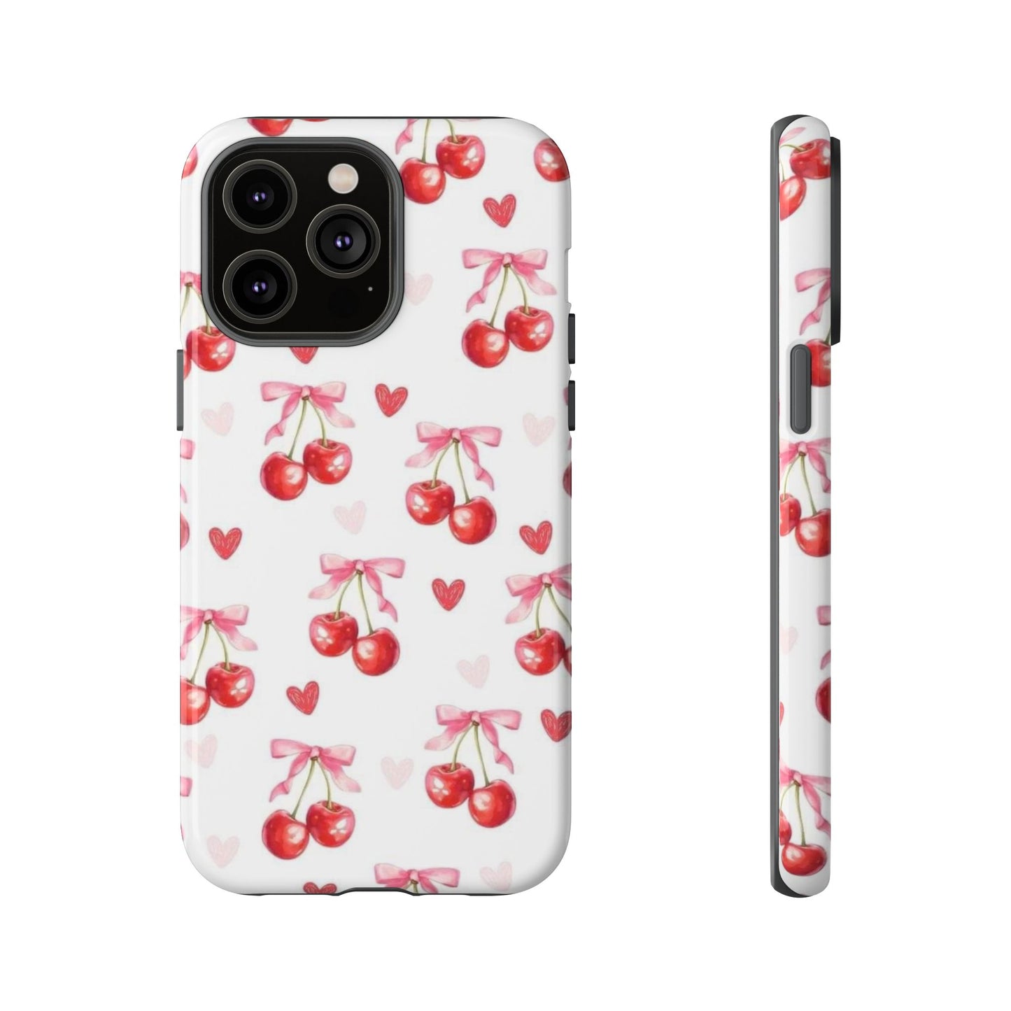 Cherry Coquette Cute Durable Tough Phone Case