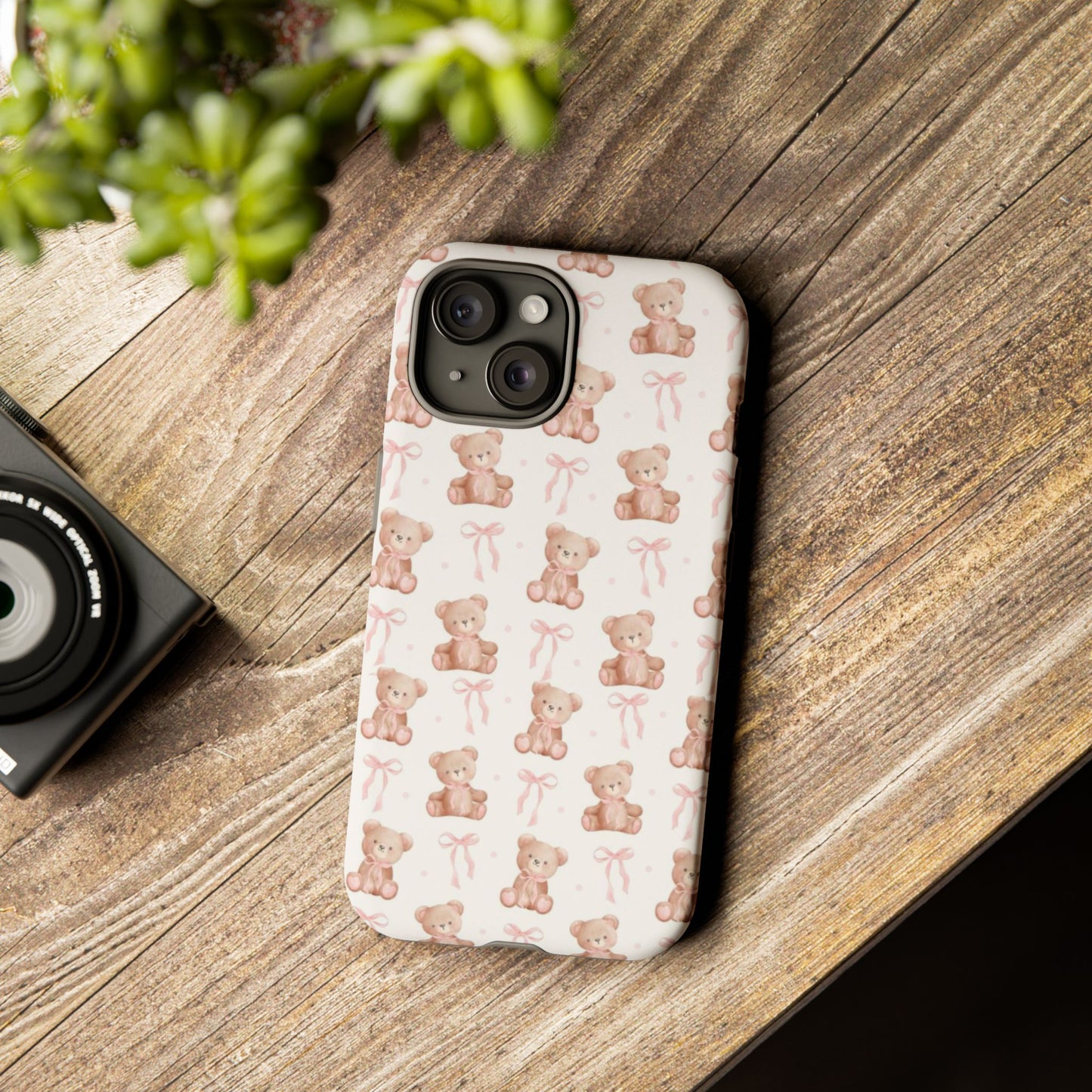 Coquette Teddy Bear Phone Case