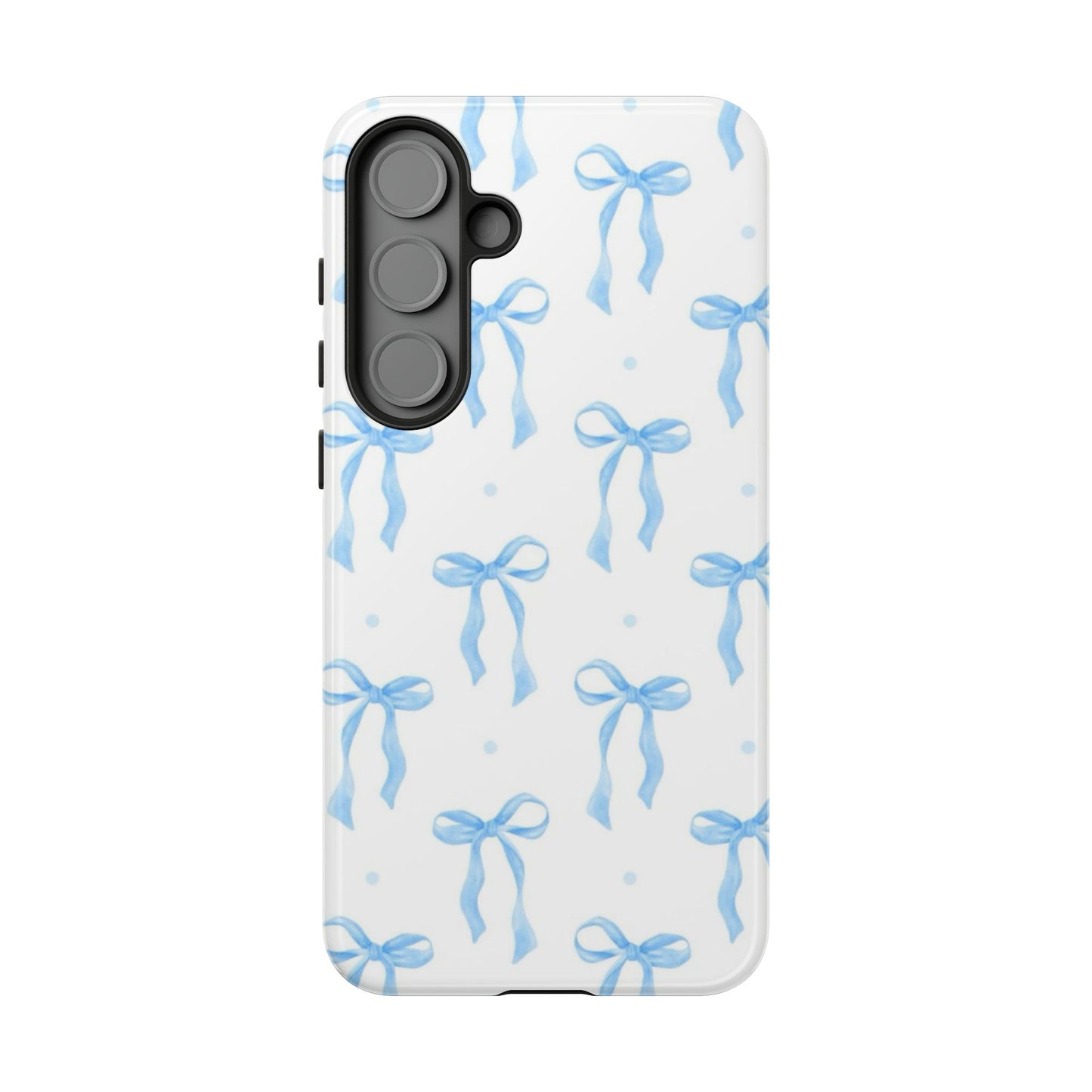 Blue Coquette Bow Phone Case
