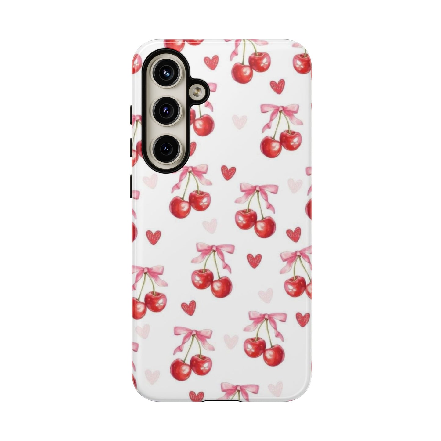 Cherry Coquette Cute Durable Tough Phone Case