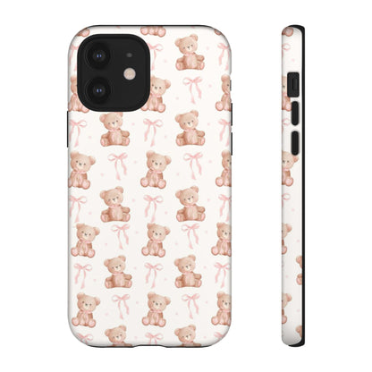 Coquette Teddy Bear Phone Case