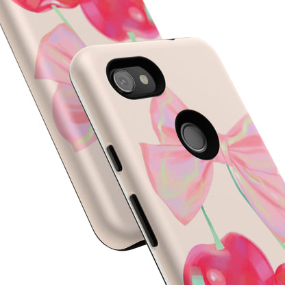 Cherry Bow Pink Phone Case