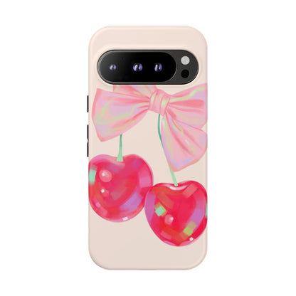 Cherry Bow Pink Phone Case