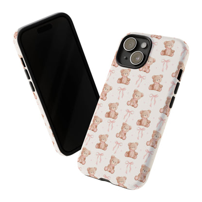 Coquette Teddy Bear Phone Case