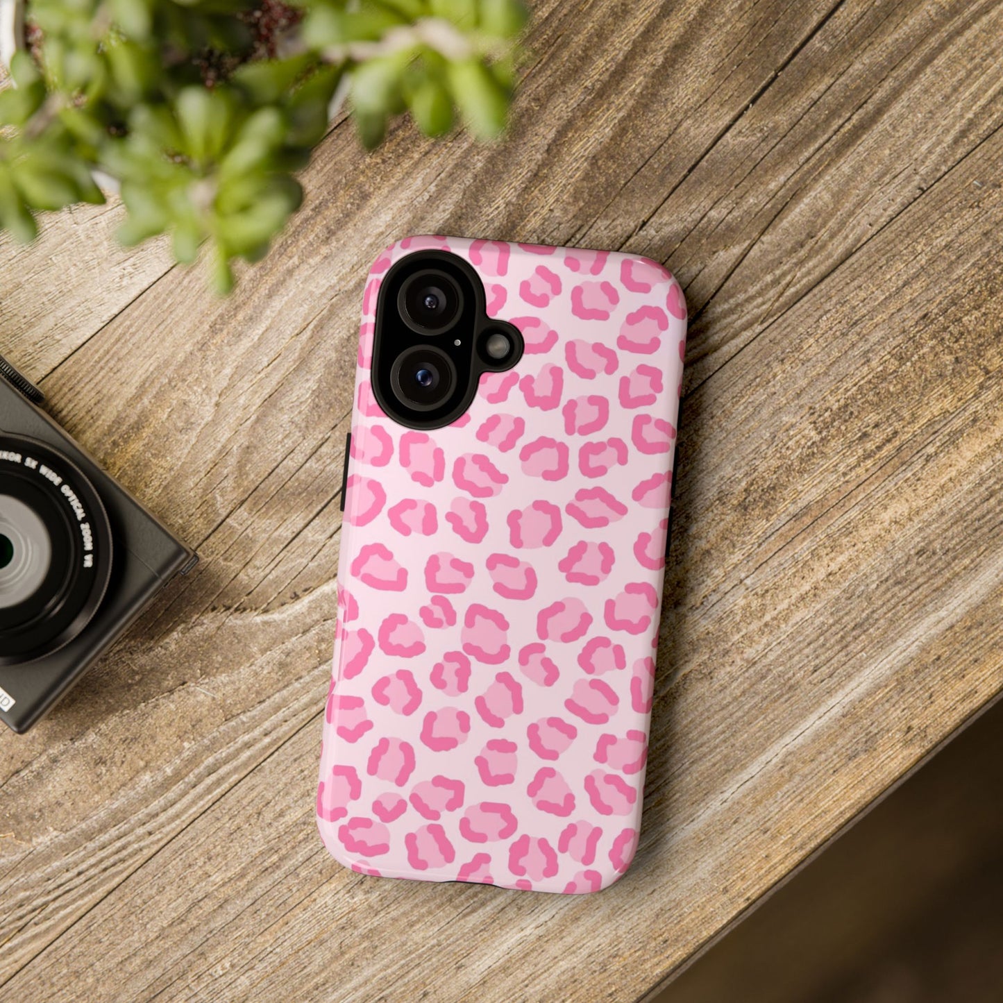 Pink Cheetah Print Phone Case for iPhone and Samsung