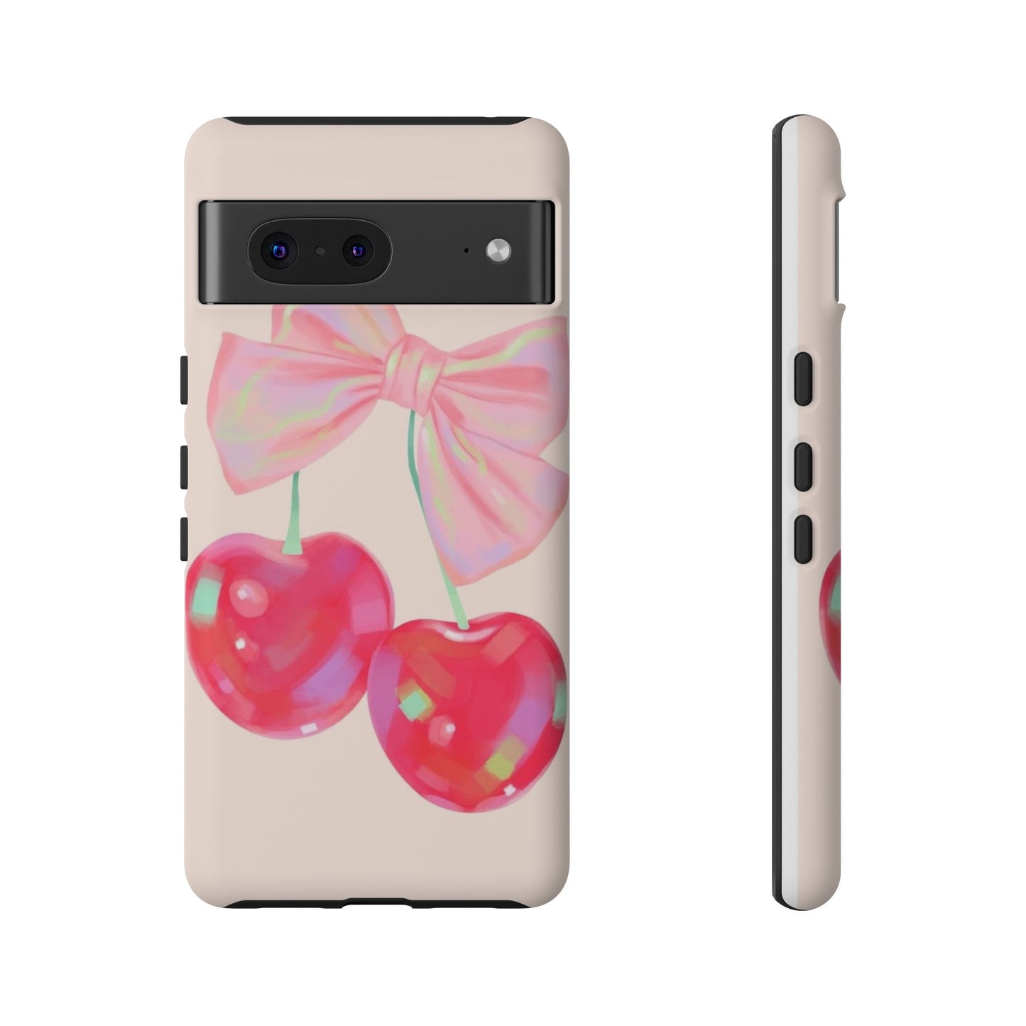 Cherry Bow Pink Phone Case