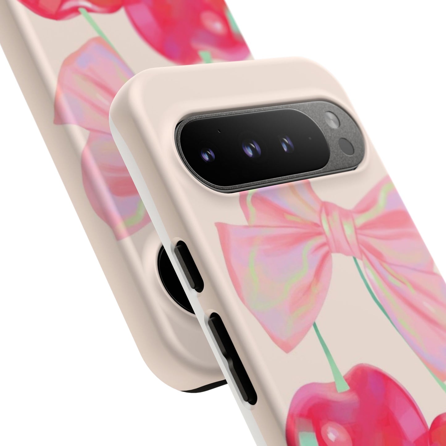 Cherry Bow Pink Phone Case