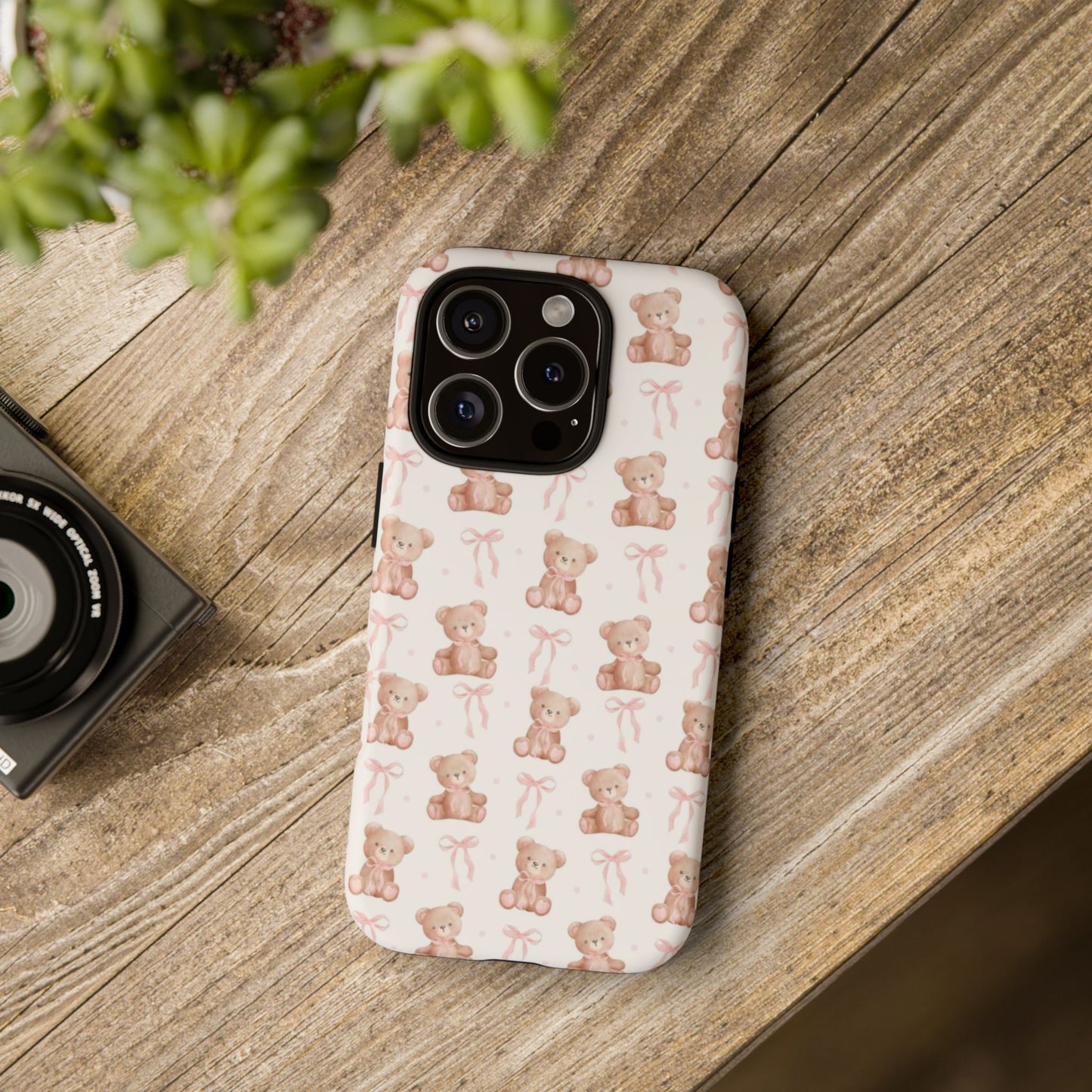 Coquette Teddy Bear Phone Case