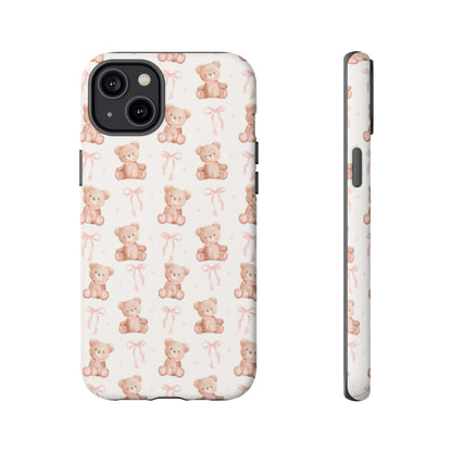 Coquette Teddy Bear Phone Case