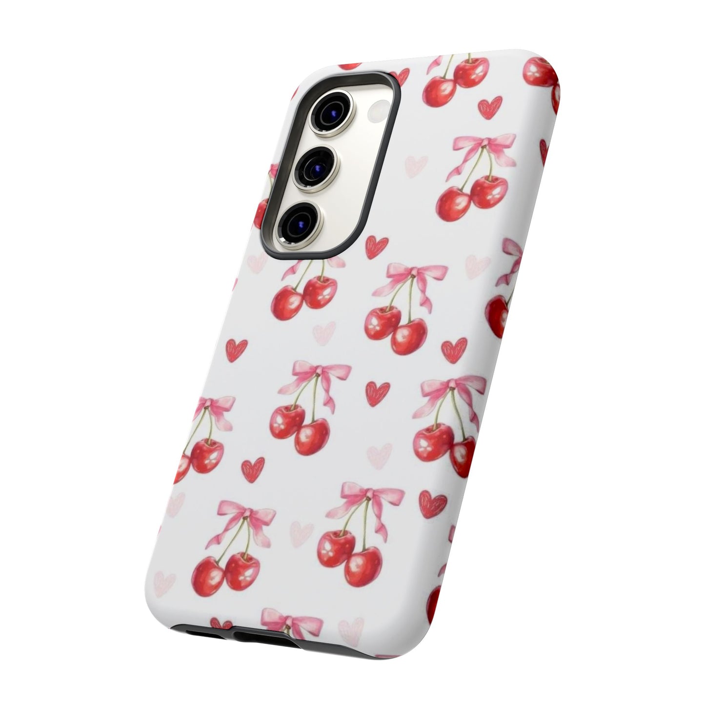 Cherry Coquette Cute Durable Tough Phone Case
