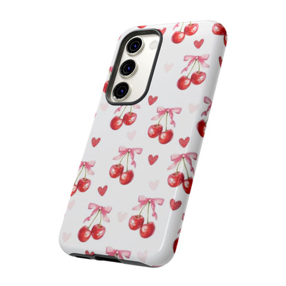 Cherry Coquette Cute Durable Tough Phone Case