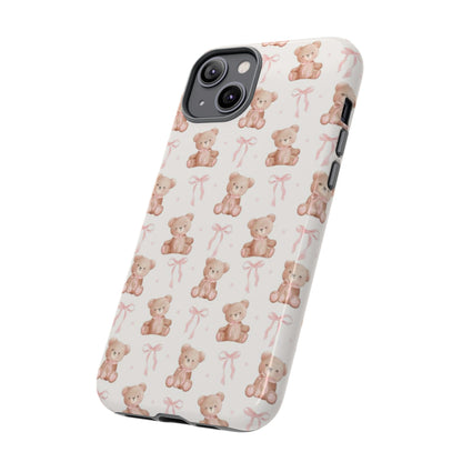 Coquette Teddy Bear Phone Case