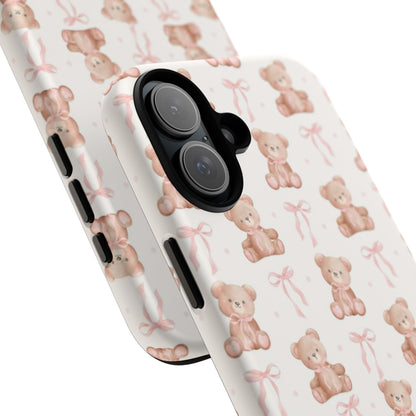 Coquette Teddy Bear Phone Case