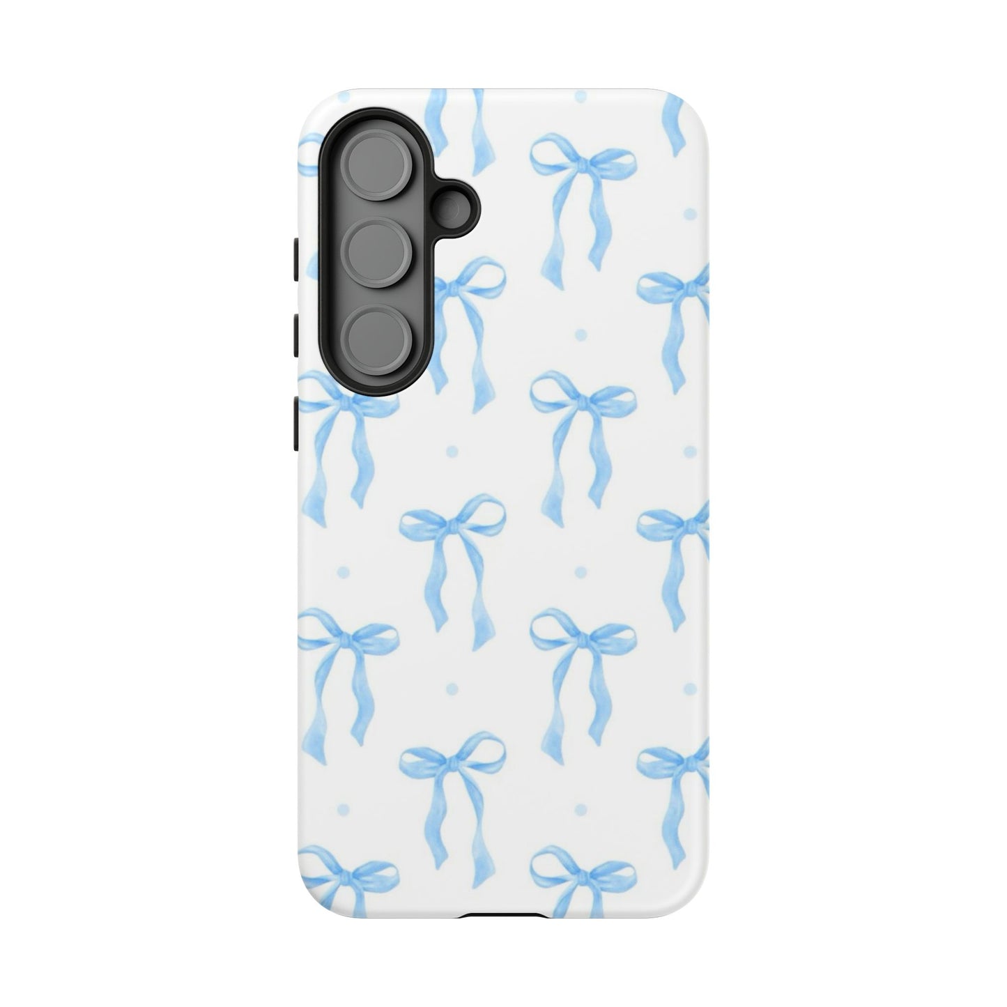 Blue Coquette Bow Phone Case