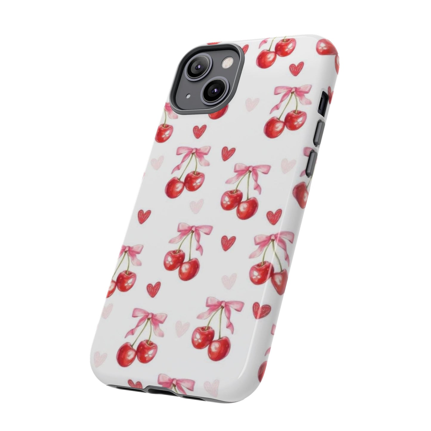 Cherry Coquette Cute Durable Tough Phone Case