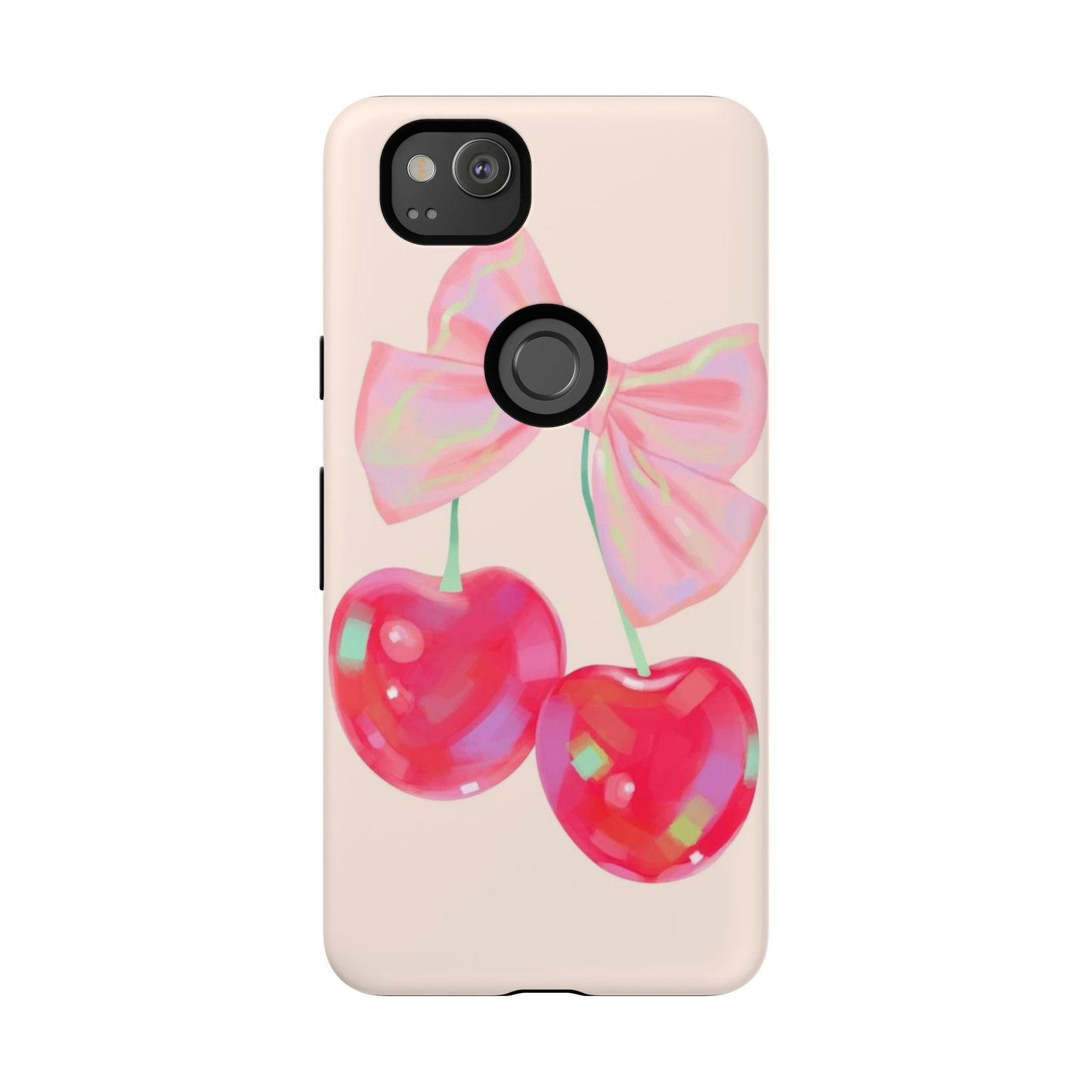 Cherry Bow Pink Phone Case