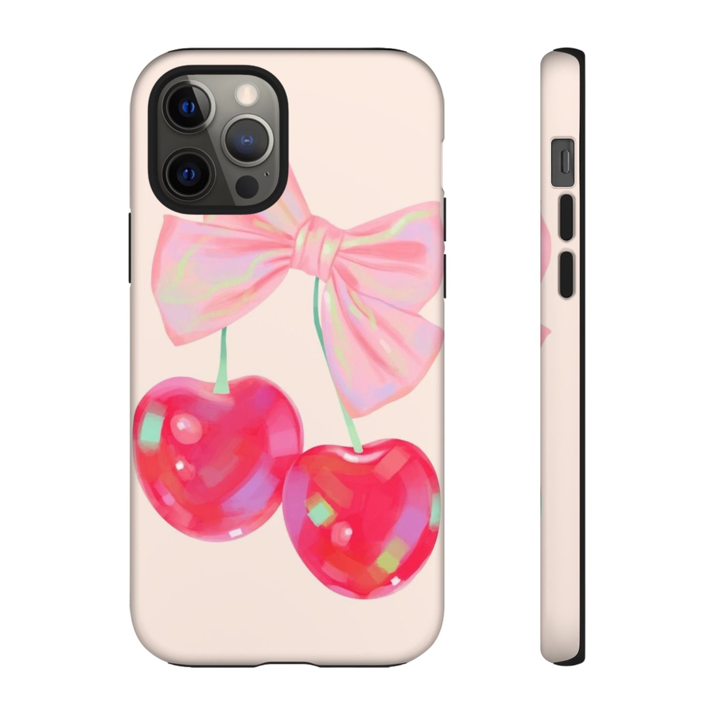 Cherry Bow Pink Phone Case