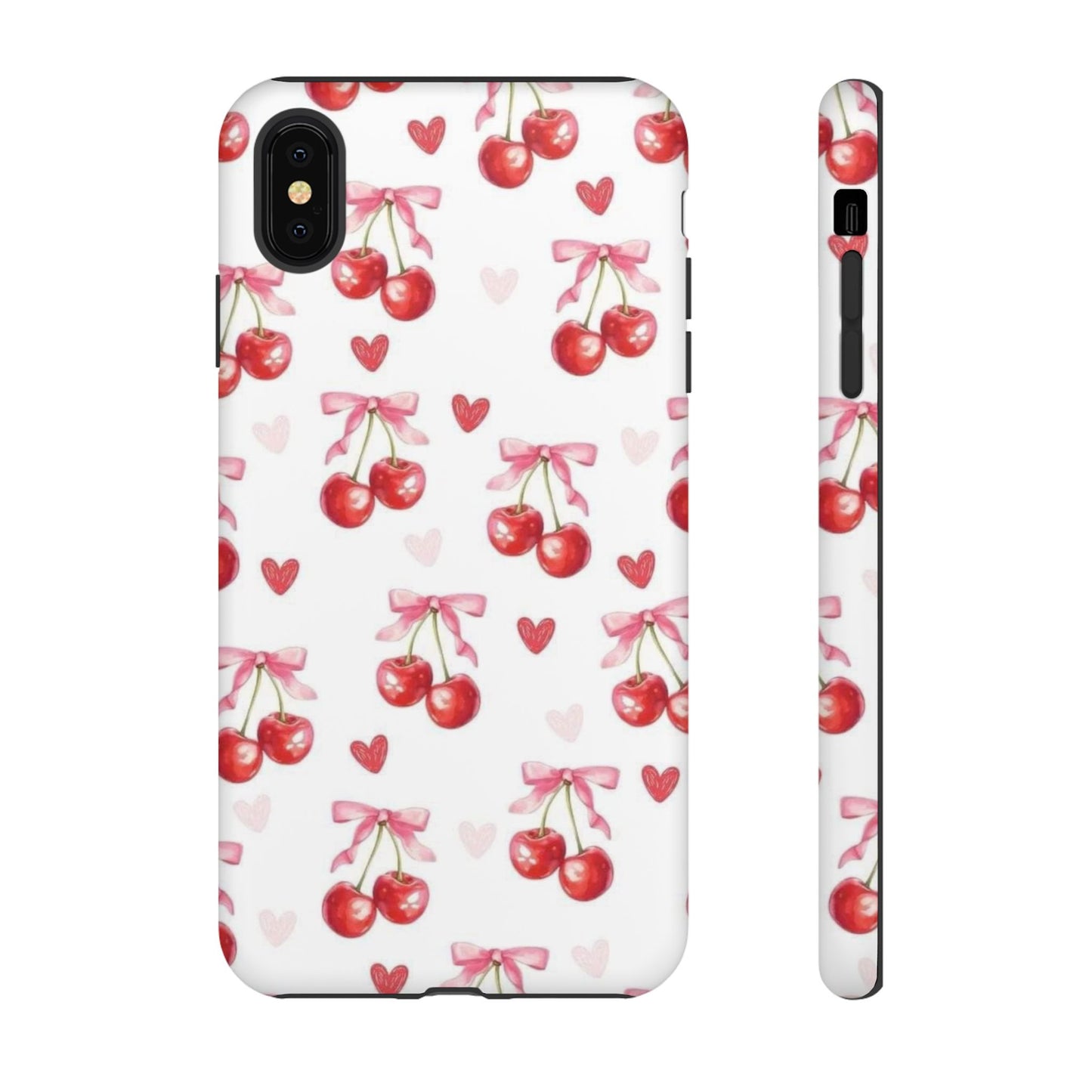 Cherry Coquette Cute Durable Tough Phone Case