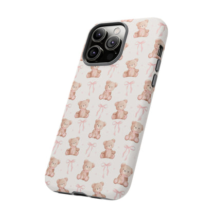 Coquette Teddy Bear Phone Case