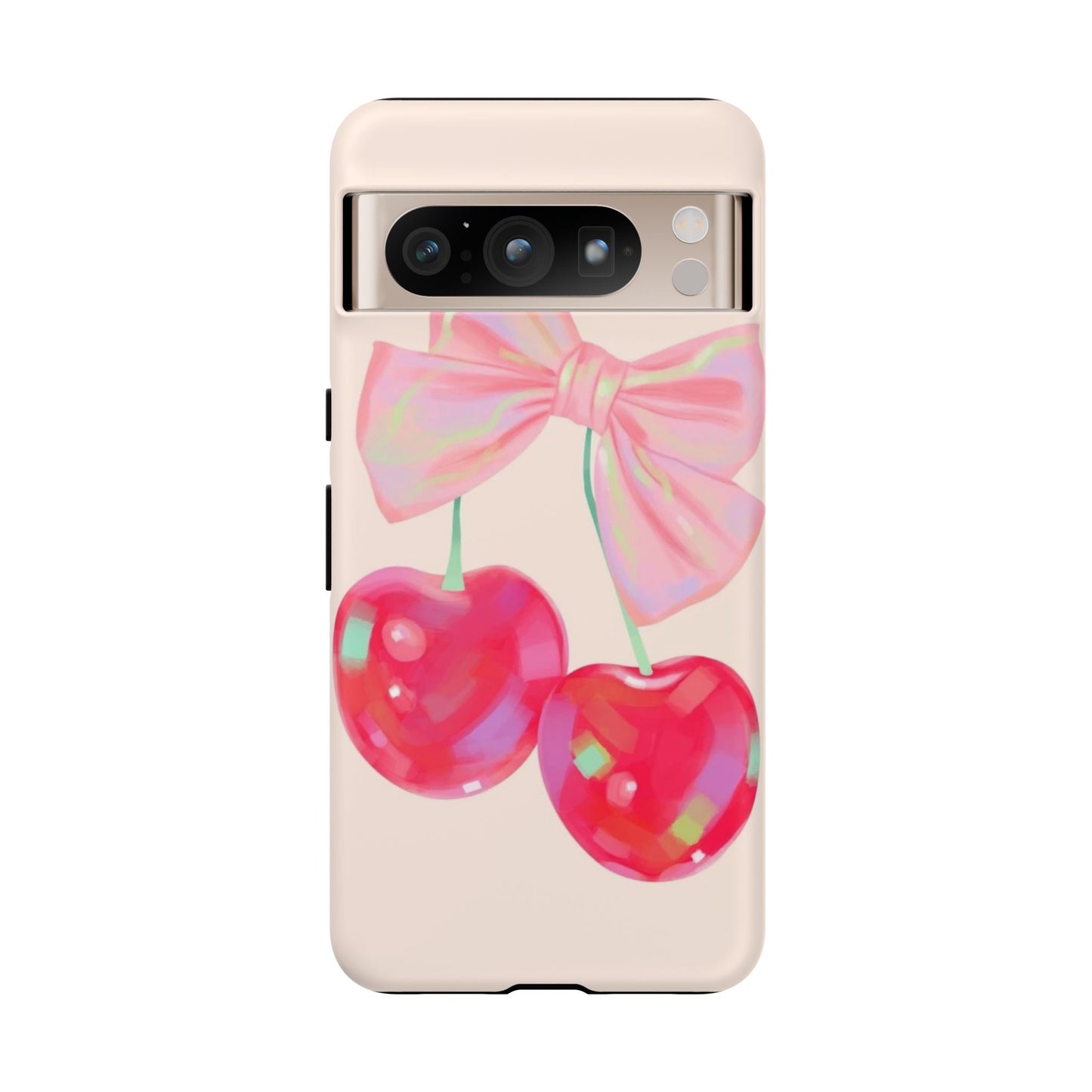Cherry Bow Pink Phone Case