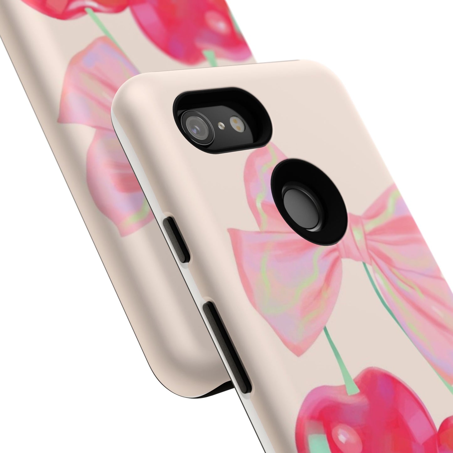 Cherry Bow Pink Phone Case