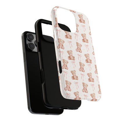 Coquette Teddy Bear Phone Case