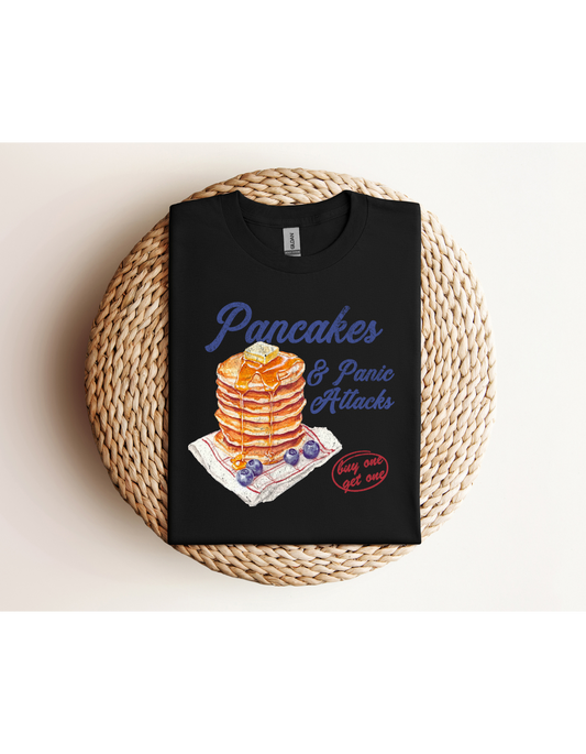 Pancake & Panic Attacks Distress Shirt