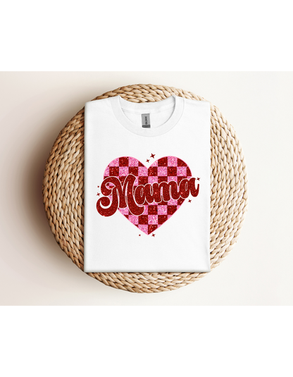 Glitter Mama Valentine's Shirt