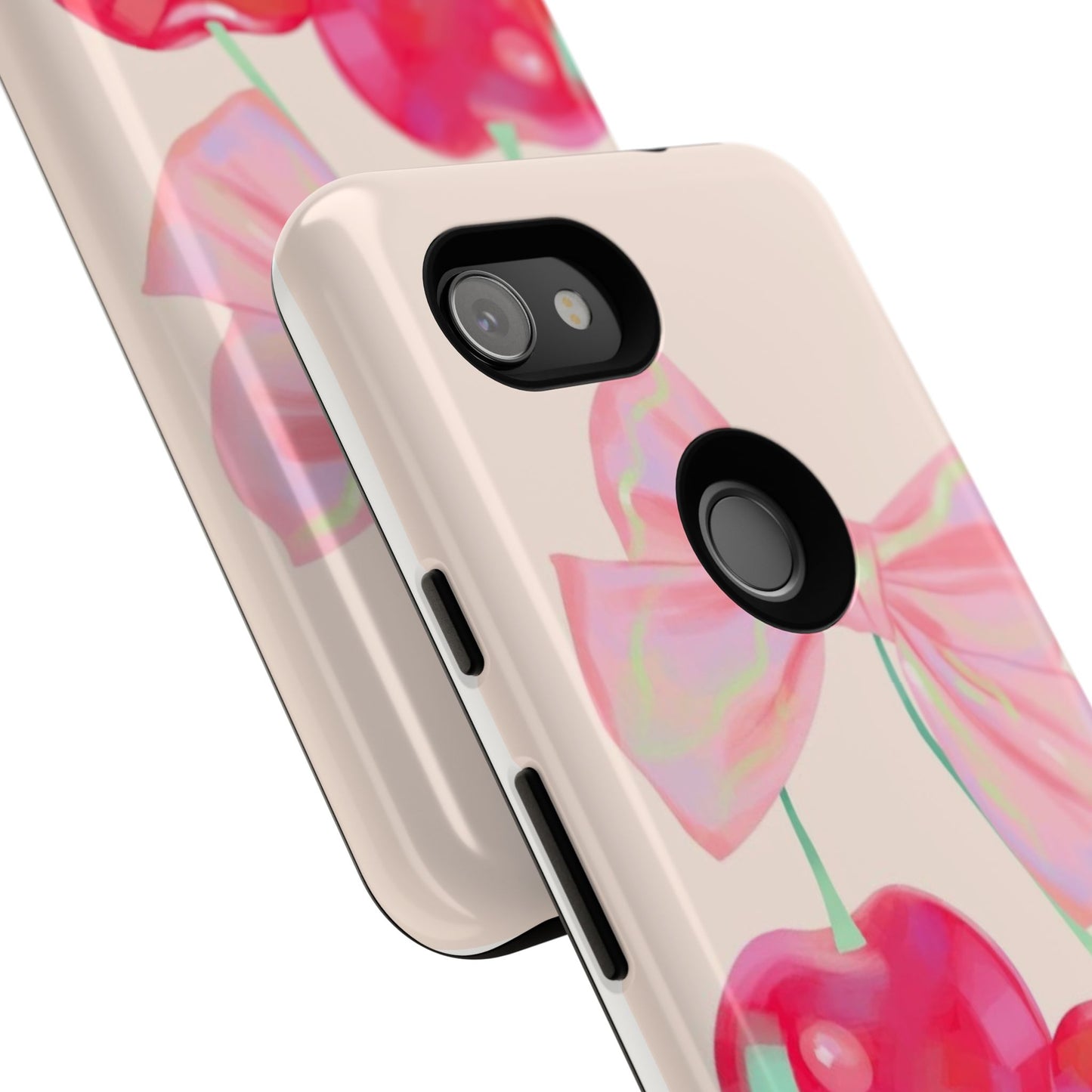 Cherry Bow Pink Phone Case