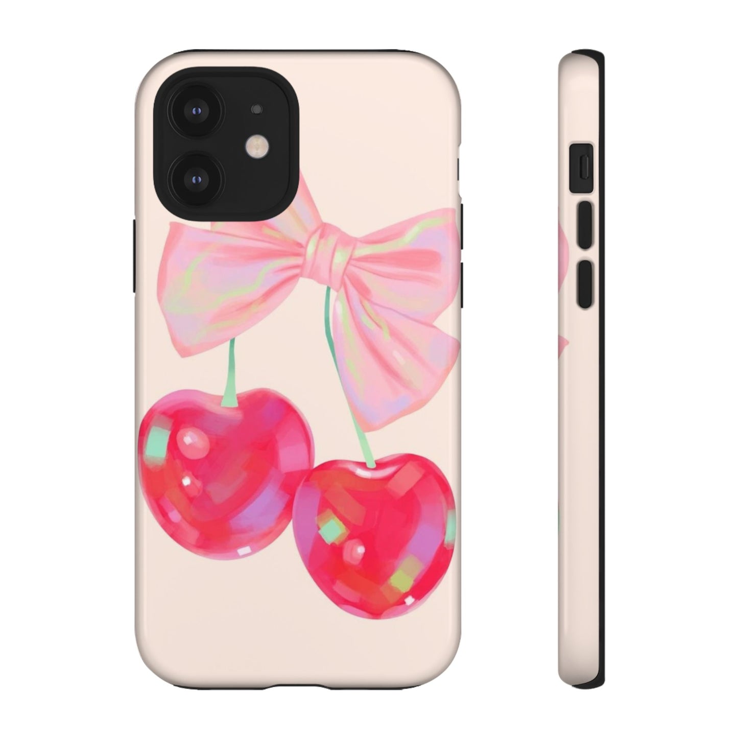 Cherry Bow Pink Phone Case