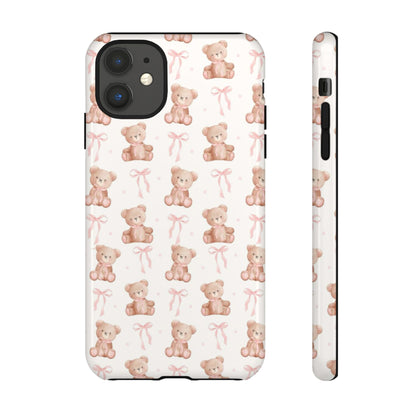 Coquette Teddy Bear Phone Case